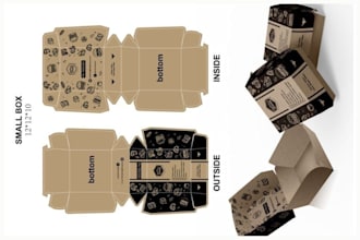 do packaging box design, product packaging design and box packaging design