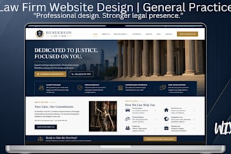 design wix lawyer website, personal injury,criminal defense, property law firm