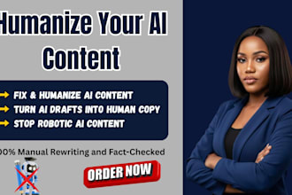 convert your ai content generated into human writing in english