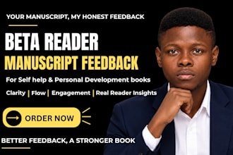 beta read your self help, personal development book to improve flow and impact