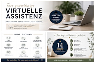 ich werde ihre zuverlaessige virtuelle assistenz