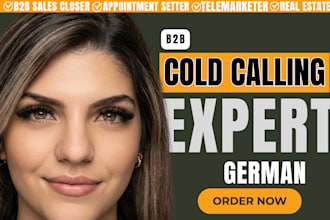 cold calling german targeted leads b2b cold caller  appointment setter b2b sales