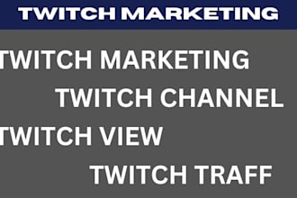 do twitch promo promotion to drive view channel streamers