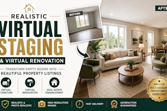 do real estate property virtual staging virtual furniture home staging services