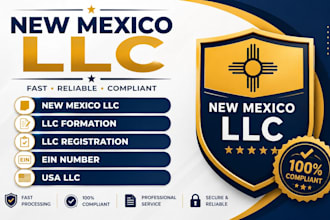 handle new mexico llc registration, formation and ein setup fast