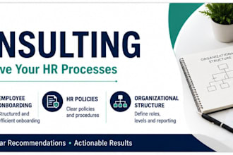 provide HR consulting and organize your human resources processes