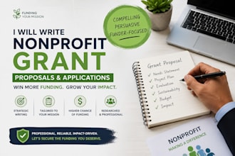 write nonprofit grant proposals and applications
