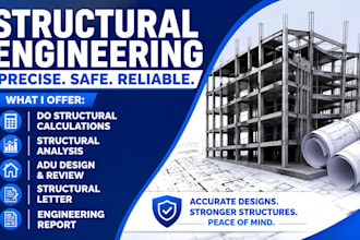 do structural calculations, analysis, adu, structural letter, engineering report