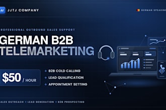 professional german b2b cold calling and appointment setting