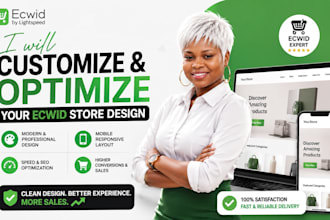 customize and optimize your lightspeed  ecwid store design