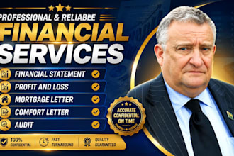 financial statement, profit and loss, mortgage letter, comfort letter, audit