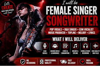 remake ai song recreate ai song as edm pop singer female pop singer cover song