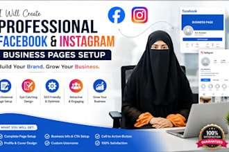 setup facebook and instagram business pages
