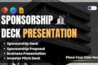 design sponsorship deck, business sponsorship, pitch deck, sponsorship proposal