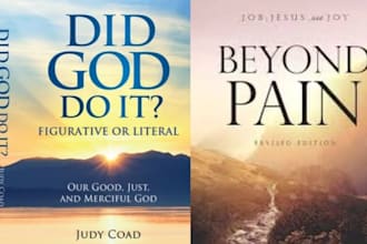 design a professional christian book cover, ebook cover, amazon kdp