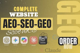 do GEO, ai SEO and aeo to rank your site in chatgpt, gemini, perplexity