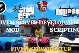 be your fivem developer for custom qbcore esx server setup,map, lua scripting