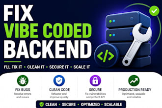 fix vibe coded backend