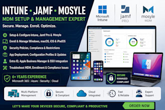setup and manage microsoft intune jamf pro and mosyle mdm