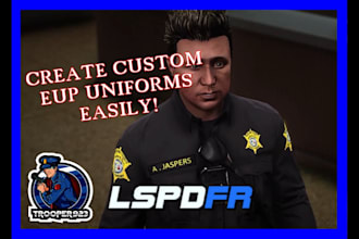 create fivem custom clothing eup packs ems fivepd