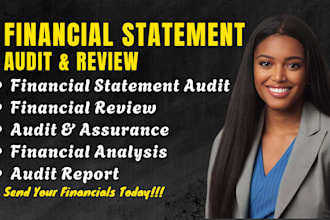 review financial statement, analyze financial records, financial reporting