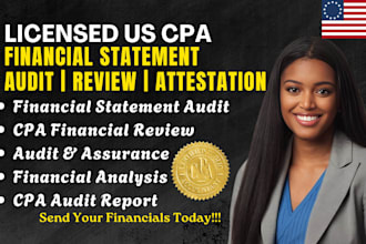 do CPA audit financial statement, provide CPA review and assurance, CPA letter