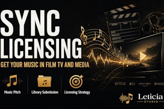 prepare and pitch your music for sync licensing, tv and media placement