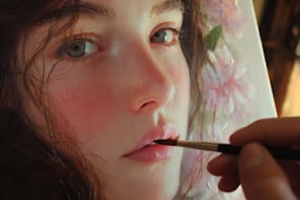 paint traditional oil painting portrait
