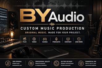 compose and produce custom music for your project