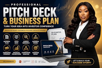 create a pitch deck and business plan for your startup