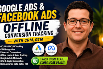 google ads and facebook ads offline enhanced conversion tracking with CRM, GTM