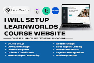 create course content on learnworld, or other tutor lms course upload website