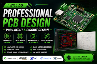 do professional pcb desgin, pcb layout and circuit desgin