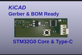 design a simple 2 layer pcb in kicad