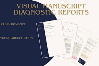 create visual manuscript diagnostic report