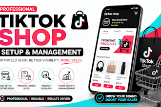 set up and manage your tiktok shop, products, listings and SEO