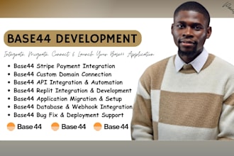 base44 stripe integration base44 domain connection replit api base44 migration
