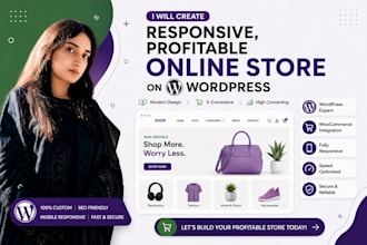 build a responsive profitable online store on wordpress