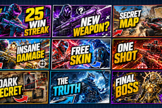 design gaming thumbnails youtube thumbnails for minecraft roblox