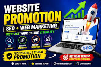 promote your website with professional web marketing and SEO strategies