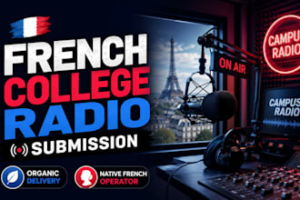 submit your song to top french college and campus radio stations