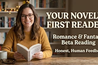 beta read dark romance fantasy or romantasy novel