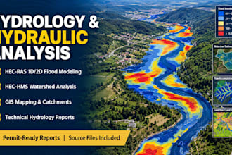 do hydrology report hydraulic analysis hec ras and gis mapping