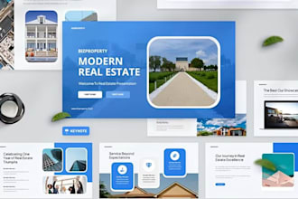 design a real estate presentation and property pitch deck