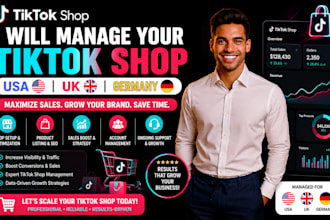 manage your tiktok shop usa uk and germany