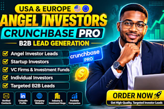find angel investor b2b lead generation angel investors list with crunchbase pro