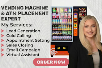 cold calling vending machine locator vending machine placement atm placement
