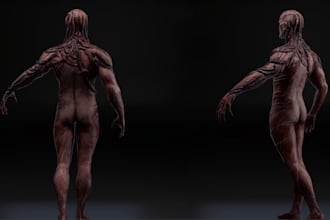 design custom 3d stylized characters and low poly assets for games