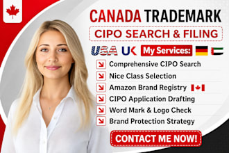 perform canada trade mark search and cipo trademark filing