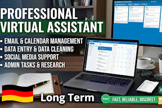 do virtual assistant german virtuel assistant english task job automation expert